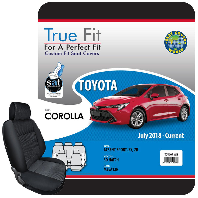True Fit Tailored Fit Front & Rear Car Seat Covers