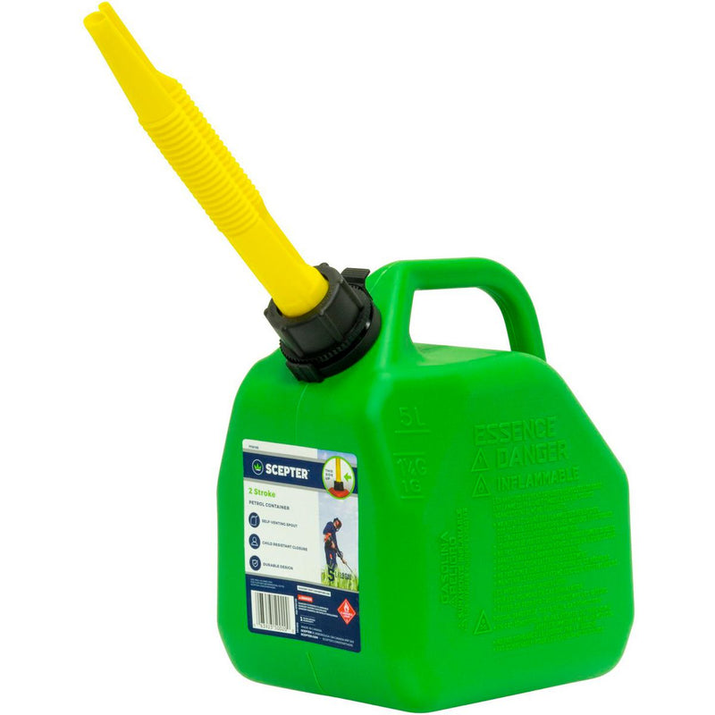 Scepter Two Stroke Fuel Can 5L Green