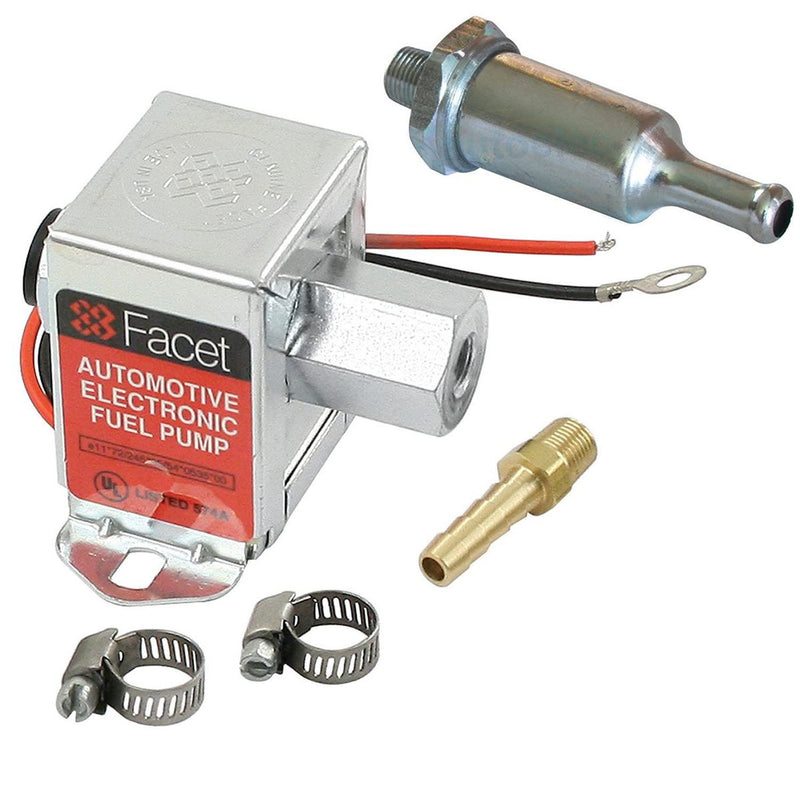 Facet Cube Solid State Fuel Pump Kit (12V) FEP12SV