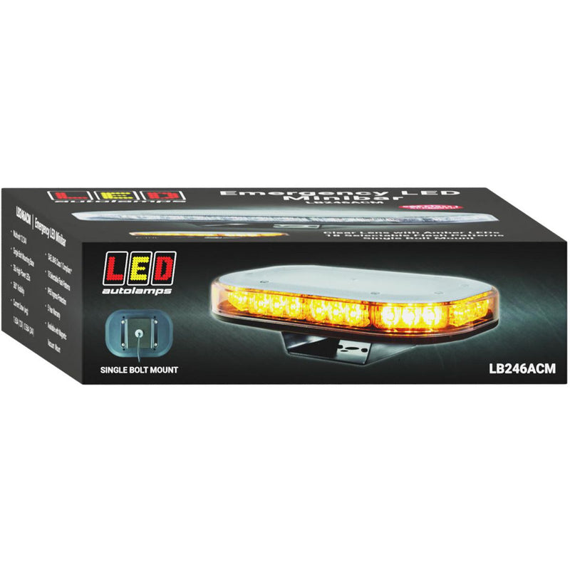 LED Autolamps Single Bolt Mount LED Clear Emergency