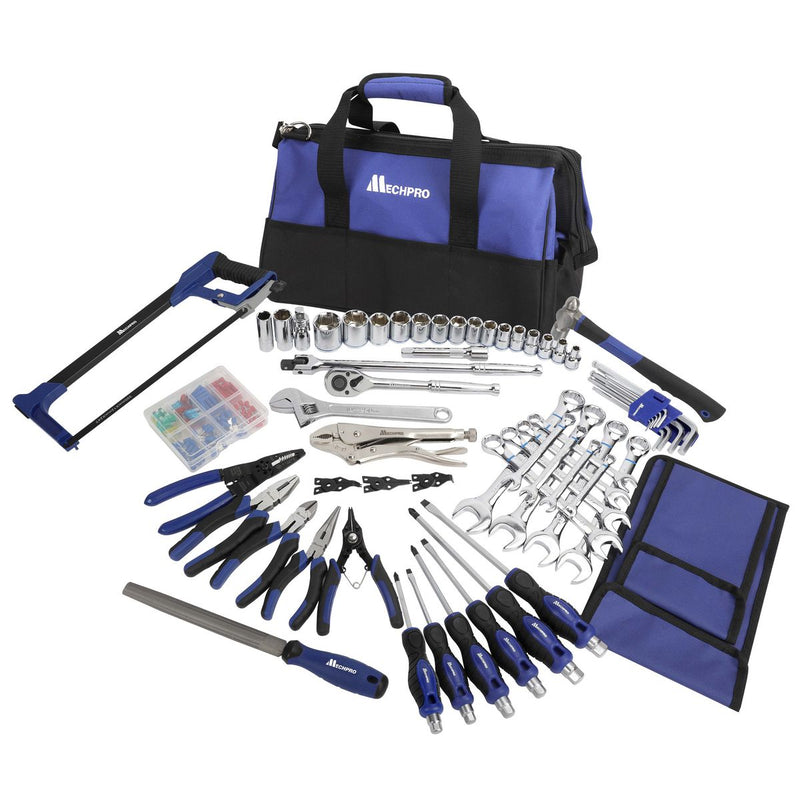 Mechpro Adventure Tool Kit Metric 179pc w/Spare Fuses &