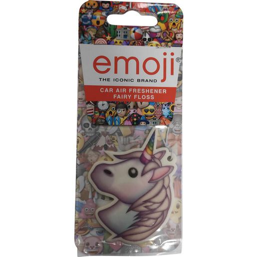 Emoji Car Air Freshener - Unicorn Fairy Floss 4802287