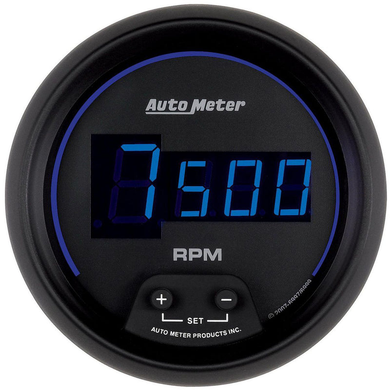 Autometer Cobalt Digital 3-3/8in Tacho Gauge 10,000rpm