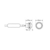 LED Autolamps Side Marker With Female 2 Pin Plu 181AMCSB