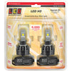 LED Autolamps H3 Single Beam Headlight Kit Twin Pack