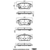 RDA Brakes Extreme Brake Pad Set Rear RDX2435SM
