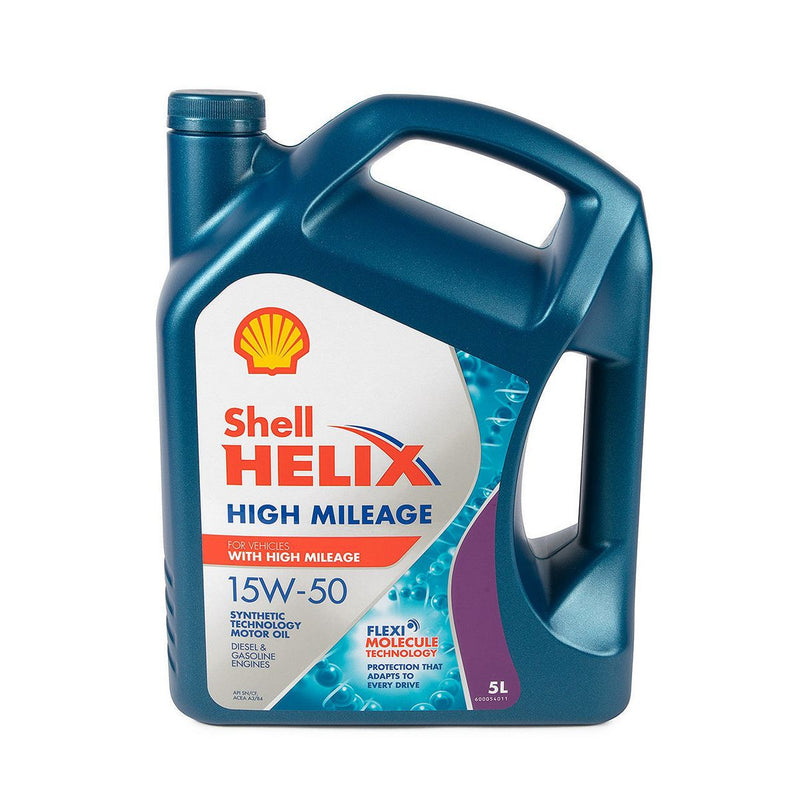 Shell Helix Engine Oil Hi Mileage 15W50 5L