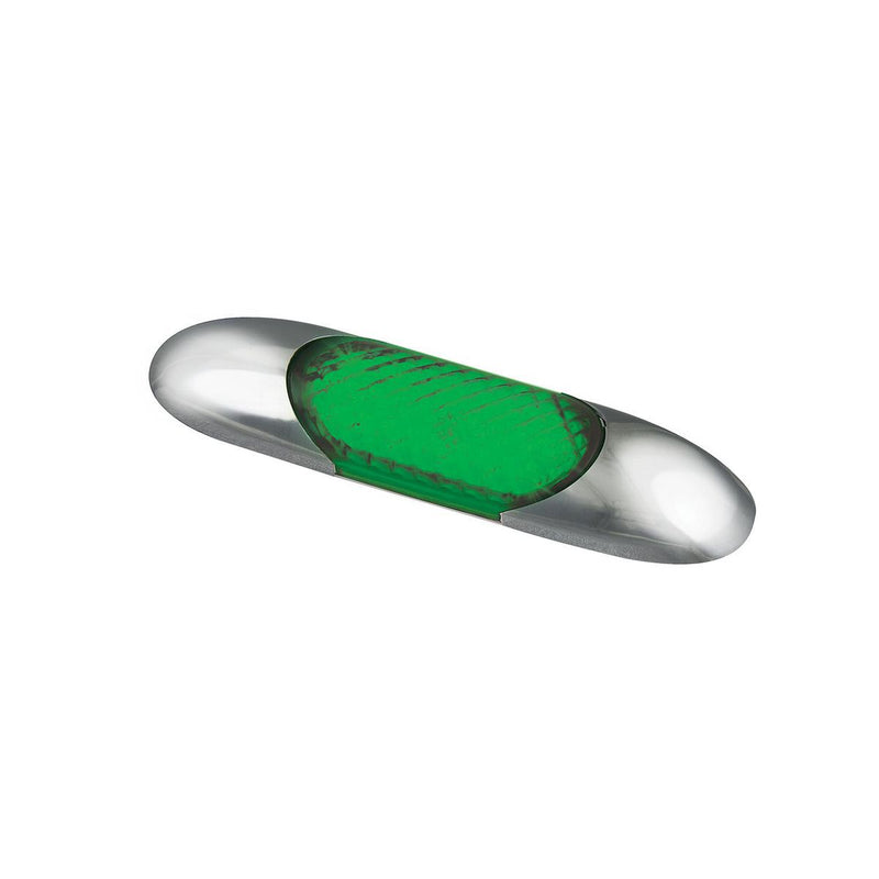 LED Autolamps Interior Light with Chrome Frame 10W Green