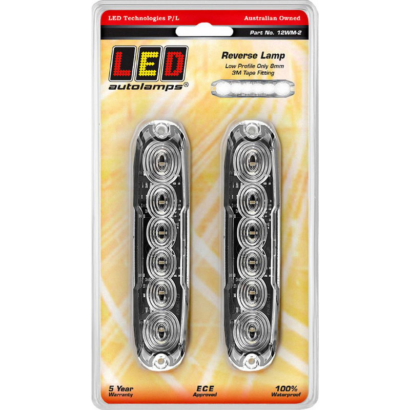 LED Autolamps Reverse LED Lamp 12/24V Screw Surface Mount