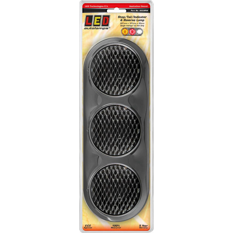 LED Autolamps Stop/Tail/Indicator/Reverse LED Light 12V