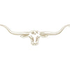 R.M. Williams Longhorn Decal 70cm Sticker White Strmwcwht