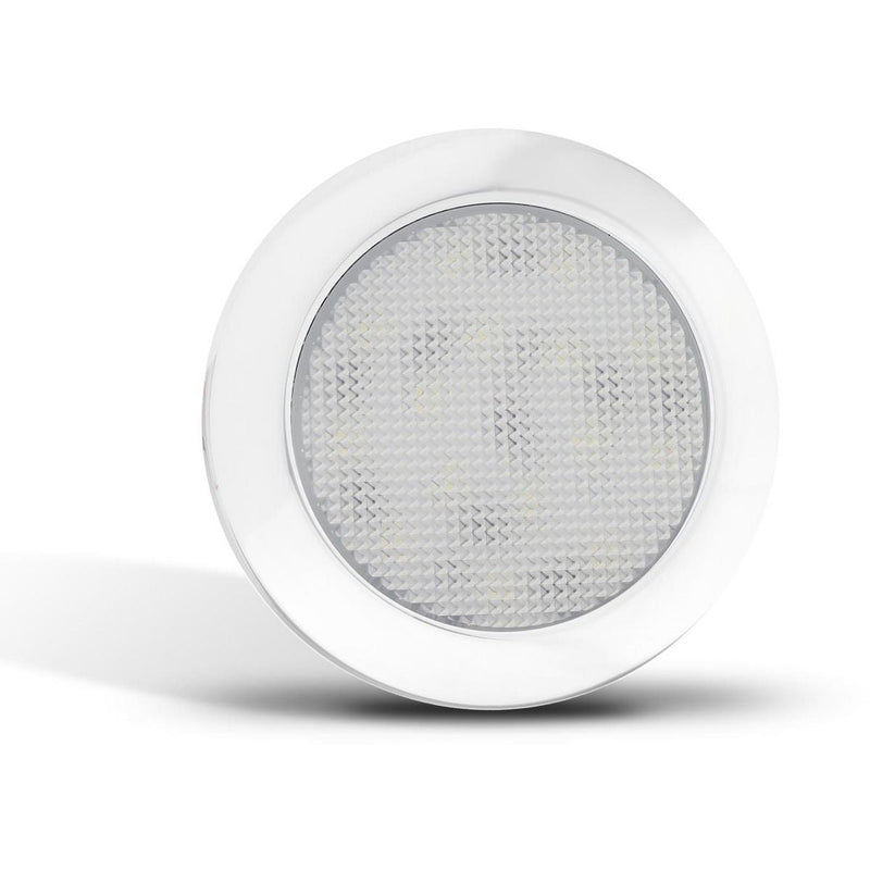 LED Autolamps Interior Lamp with Chrome Bezel Cool White