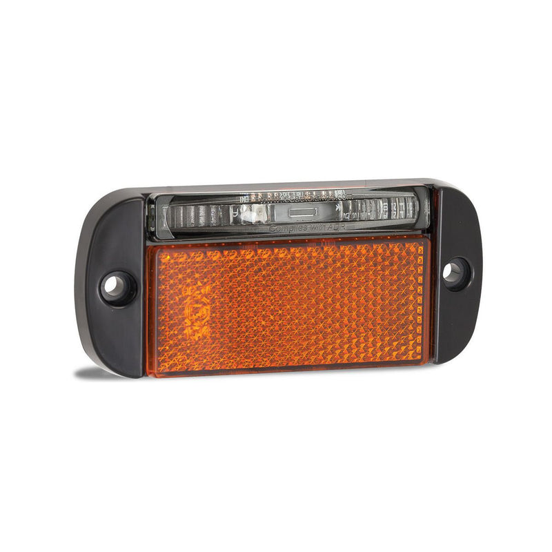 LED Autolamps Side Marker with Reflector and Black Base