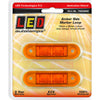 LED AutoLamps Low Profile Side Marker Amber 73x22x3mm