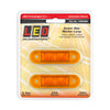 LED AutoLamps Low Profile Side Marker Amber 73x22x3mm