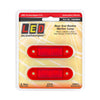 LED AutoLamps Low Profile Rear Marker Red 73x22x3mm