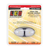 LED Autolamps Front Marker with Black Bezel Clear