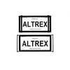 Altrex Number Plate Cover Japanese Style Black Without