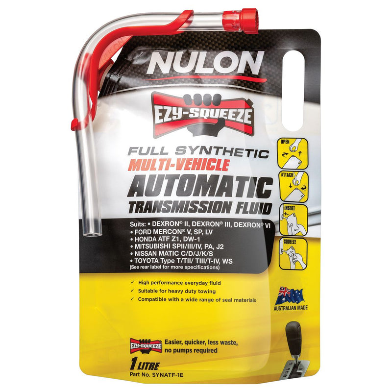 Nulon EZY-Squeeze Auto Trans Fluid 1L Full Synthetic