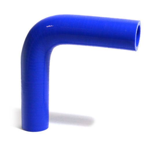 Saas Silicone 90 Degree Hose 25 x 25mm Blue SSH902525E