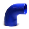 Saas Silicone 90 Degree Reducer 76 x 102mm Blue