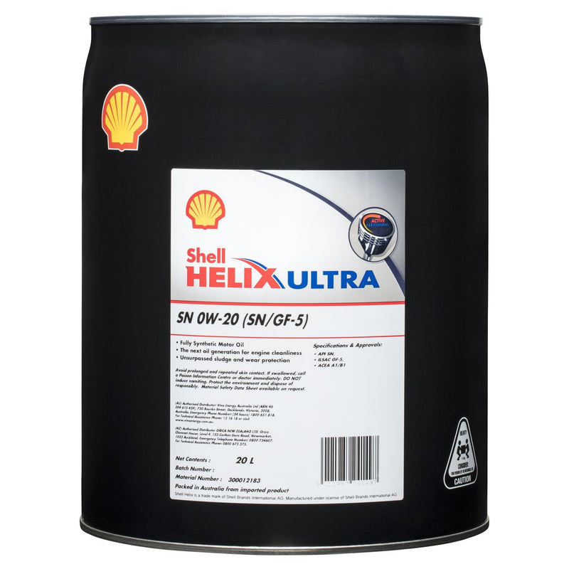 Shell Lubricants Helix Ultra 0W20 Full-Syn Engine Oil