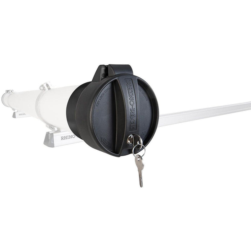 Rhino Rack Lock Safe Endcap Conduit 2Pc LSE100