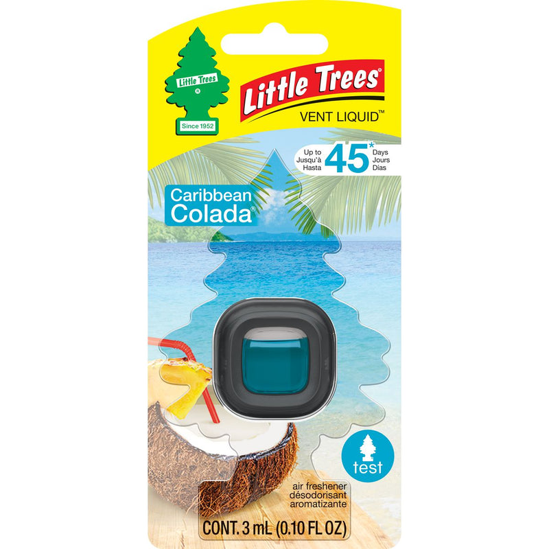 Little Trees Air Freshner Vent Liquid Carribean Colada