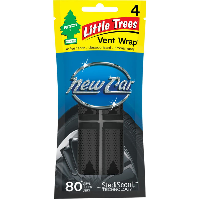 Little Trees Car Air Freshener Vent Wrap New Car Scent 4