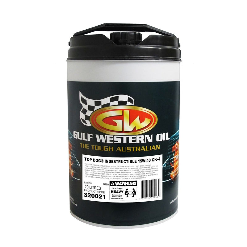 Gulf Western Top Dog 15W-40 Engine Oil 20L 320021