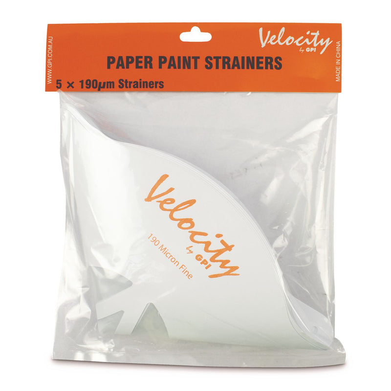 Velocity Strainer Suit 4ltr Tins 5 Pack VPS5
