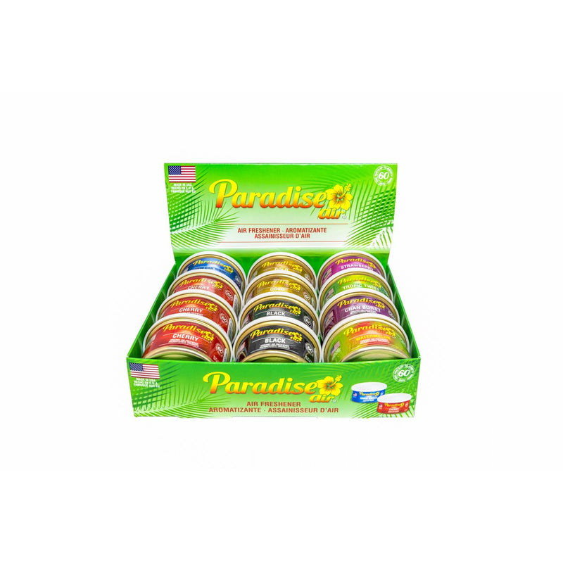 Paradise Air 12 Pl Display 2Cherry , 2 Gold. 2 Black , 2