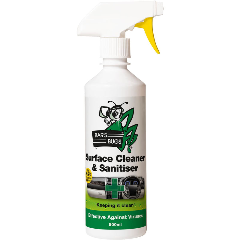Bars Bugs One Surface Cleaner & Sanitiser 500ml BBSCS500