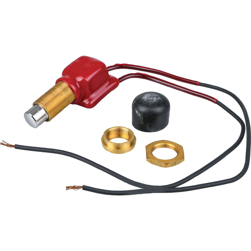 Cole Hersee Spst Off/Mom On Sealed Push Button Switch