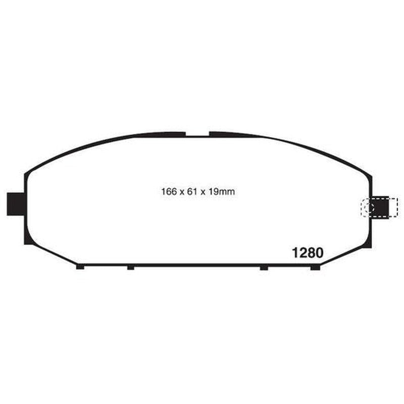 RDA Phantom Ceramic Brake Pad Set Front RDC1361