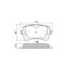 RDA GP Max Brake Pad Set Rear RDB2255