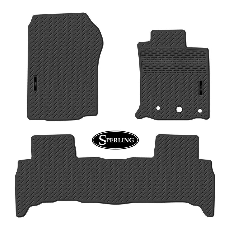 Sperling Precision Fit Front & Rear Floor Mat Set Black