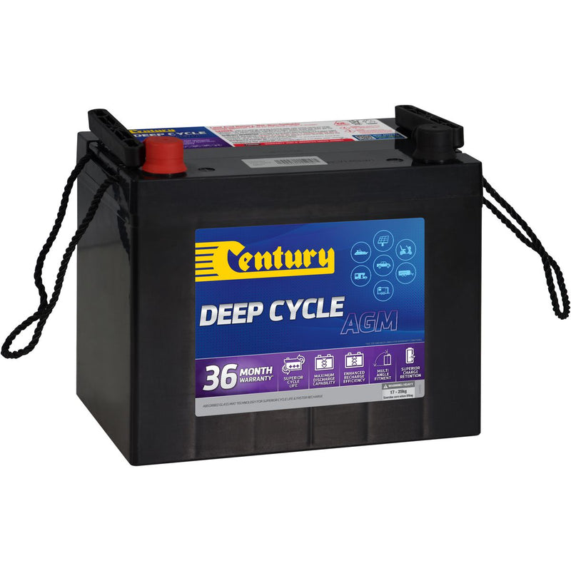 Century Batteries Century Deep Cycle Battery Agm 75Ah 24M