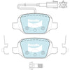Bendix Euro Brake Pad Set Rear DB2381 Euro+