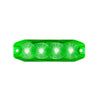 LED Autolamps Green Emergency Lamp SAE J595 Class 2 98mm