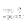 LED Autolamps T10 Wedge Bulb White Canbus Compatible 200