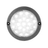 LED Autolamps 12V Black Chrome Round Reverse Lamp With