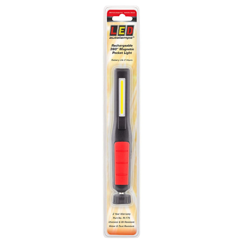 LED Autolamps Rechargeable Slimline Mini Penlight, Hig