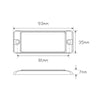 LED Autolamps Box Of 100 X Red Reflector With Mounting