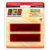 LED Autolamps Red Reflex Reflector With 3M Tape, 90Mm