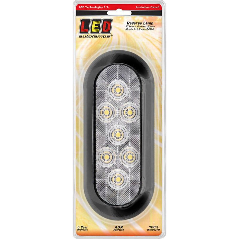 LED Autolamps Reverse Lamp With Rubber Grommet And Plu