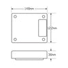 LED Autolamps Reverse Lamp 148mm X 122mm X 30mm, Multi