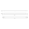 LED Autolamps Stop/Tail Lamp, 12 Volt, 533Mm X 25Mm
