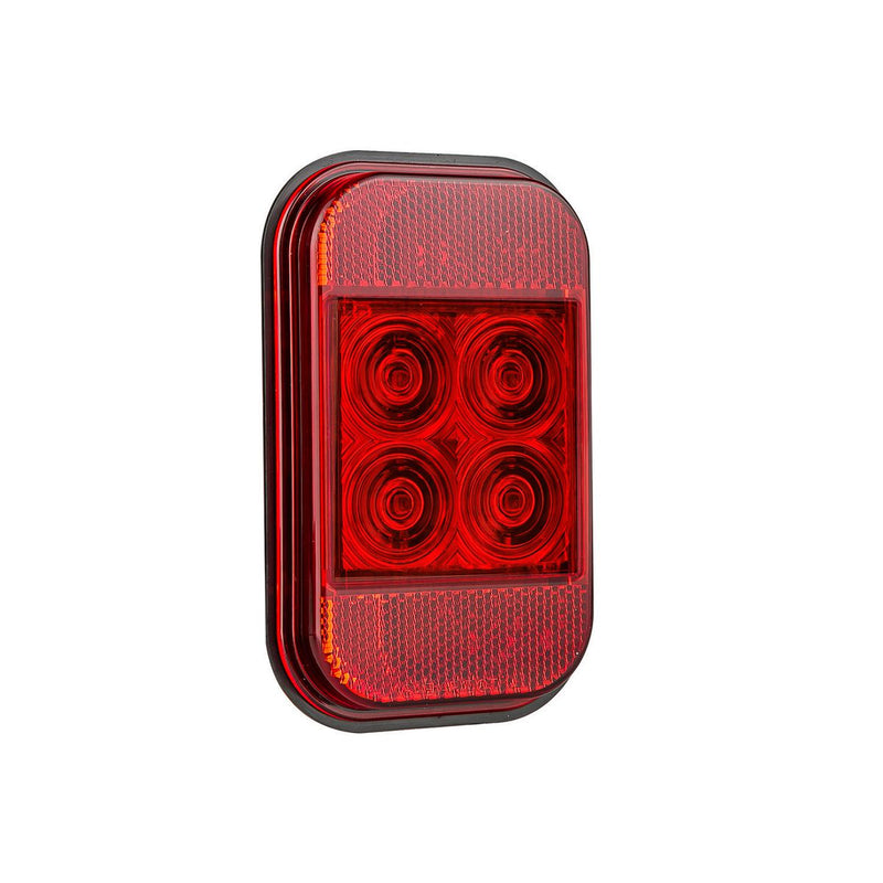 LED Autolamps Stop/Tail Lamp With Reflector, 12 & 24Vo