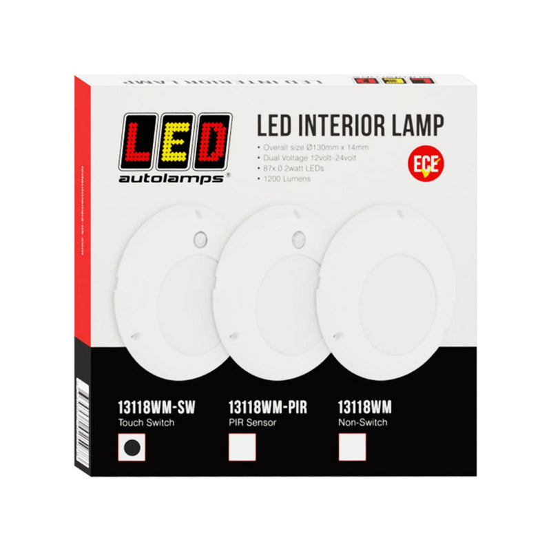 LED Autolamps Large Interior/Exterior Lamp with Aluminium